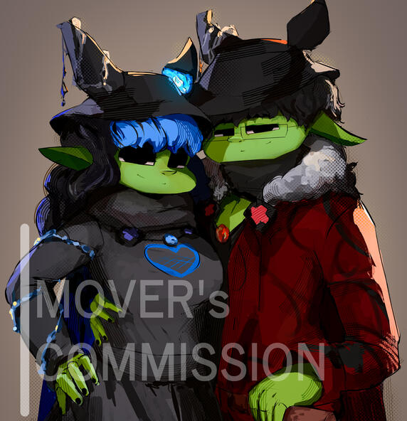 A commission for isolatedmess -half body,add char,complex-